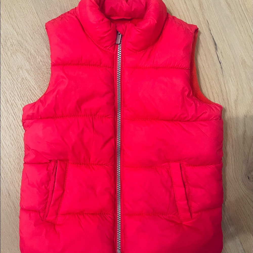 Girl’s/ Old Navy,  Zip Up, Hot Pink Puffer Vest, Size 5T